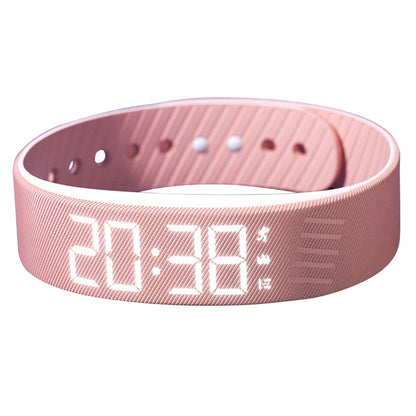 Vibrating Alarm Bracelet – Silent Alarm Clock with Pedometer (Waterproof & USB Charging)