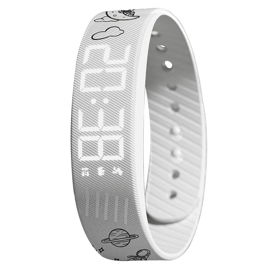 Vibrerande alarm armband med mönster av astronaut