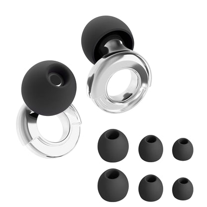 Tappi per le orecchie silenziosi – Cancellazione del rumore per sonno, lavoro e viaggio (Riutilizzabili)