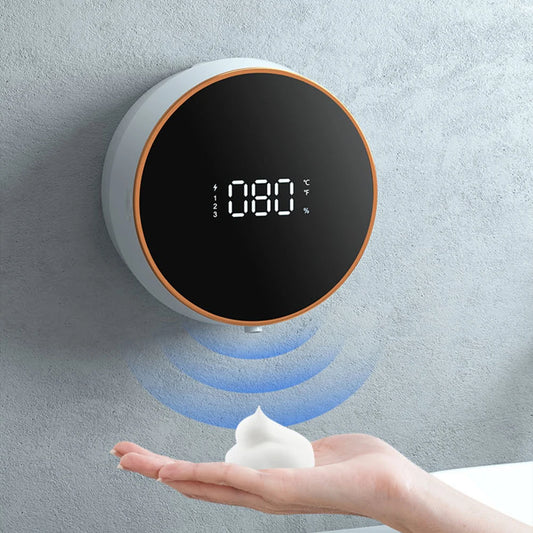 Väggmonterad skumtvålsdispenser 300ml med Rörelsesensor Uppladdningsbar