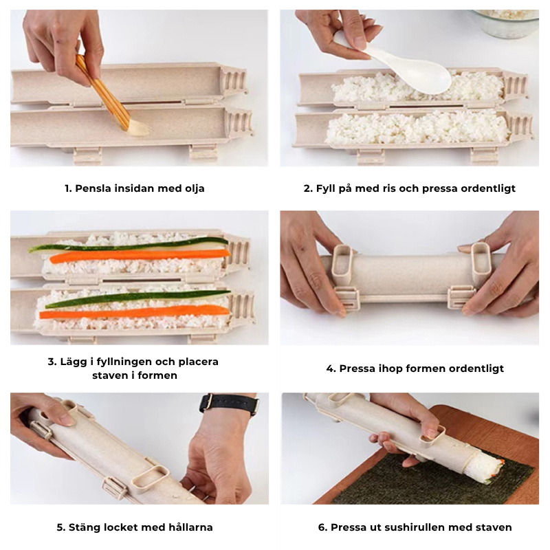 SushiRoll Pro™ – Perfect sushi rolls in seconds