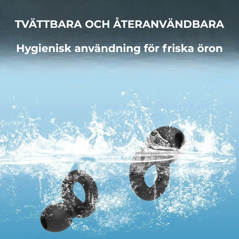 Tappi per le orecchie silenziosi – Cancellazione del rumore per sonno, lavoro e viaggio (Riutilizzabili)